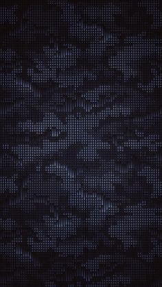 an abstract dark blue background with black dots