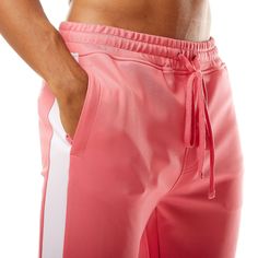 Pink Track Pants - Rebel Minds Pink Track Pants, Slim Fit Joggers, Slim Fit Pants, Look Your Best, Active Lifestyle, Drawstring Waistband, Slim Legs, Workout Pants, Custom Fit