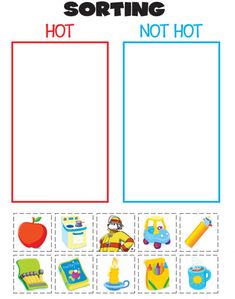 a printable sorting game for kids to practice sorting and sorting with the words sorting, not