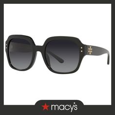 in stock Luxury Black Sunglasses For Outdoor, Grey Gradient, Polarized Sunglasses, Black Grey, Tory Burch, Black And Grey, Pick Up, In Store, Buy Online