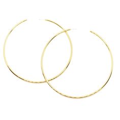 18K GL SELENA HOOPS - Donna Italiana ® Elegant Gold Plated Cadmium-free Earrings, Elegant Gold-plated Cadmium-free Earrings, Elegant Cadmium-free Yellow Gold Earrings, Elegant Gold Hoop Earrings Cadmium-free, Elegant Cadmium-free Hoop Earrings, Elegant 14k Gold Nickel-free Hoop Earrings, Elegant Hypoallergenic Hoop Earrings As Gift, Elegant Cadmium-free Hoop Earrings As Gift, Elegant Yellow Gold Nickel-free Hoop Earrings