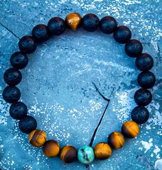 Bracelets for Men Matte Tiger Eye, Lava Bead, African Turquoise Meaning Bracelets, Boho Style - Etsy Turquoise Meaning, Mens Bracelet Set, Wedding Groomsmen Attire, Traditional Skirts, Boho Style Bracelets, Bracelets Boho, Couples Accessories, Luxury Wear, African Turquoise