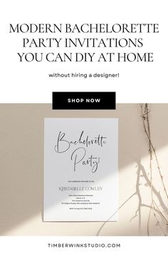 Design Simple Bachelorette Party Invitations in Minutes