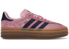 adidas Gazelle Bold Pink Glow (Women's) - H06122 - US Adidas Gazelle Bold Pink, Mid Jordan 1, Campus Adidas, Adidas Gazelle Bold, Gazelle Bold, All Jordans, Nike Air Max Tn, Sneakers Adidas, Adidas Campus