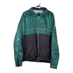 Vintage green Resolute Bay Jacket - mens x-large Green Track Jacket For Outdoor Activities, Green Long Sleeve Track Jacket For Streetwear, Urban Green Windbreaker For Fall, Green Fall Track Jacket For Streetwear, Green Track Jacket For Fall Streetwear, Urban Green Windbreaker With Pockets, Green Urban Windbreaker With Pockets, Urban Green Track Jacket For Outdoor Activities, Retro Green Hooded Outerwear