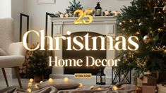 christmas home decor is featured in this ad