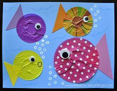 paper plate fish craft for kids to make