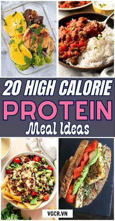 20 high calorie protein meal ideas