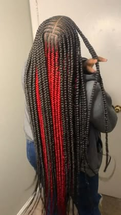 Jan 15, 2022 - This Pin was created by IcyStyledMe on Pinterest. Color block 3 layer tribal braids Weave Hairstyles Braided, Cute Box Braids, Big Box Braids Hairstyles, Colored Braids, Feed In Braids Hairstyles, Girl Braided Hairstyles, Hairstyles Pictures, Cute Braided Hairstyles, Box Braids Hairstyles For Black Women