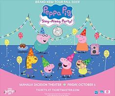 peppa pig sing - along party at the theatre