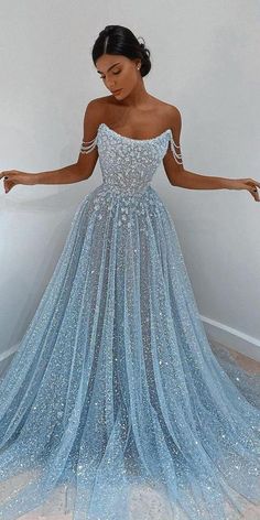 Cheap Prom Dresses Online, Gaun Fashion, Stunning Prom Dresses, Blue Wedding Dresses, Prom Dress Inspiration, Cute Prom Dresses, Pretty Prom Dresses, Prom Dresses Online, فستان سهرة