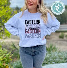 Eastern Kentucky Colonels shirt!  Unisex Sizing!  The sweatshirt listed has the design on a sport gray shirt (1st photo), but we can also do on a different color sweatshirt!  For an option not listed, send us a message!  🔹T SHIRTS🔹 Adult S-XL Adult 2X Adult 3X 🔹LONG SLEEVE & SWEATSHIRTS🔹  Adult S-XL  Adult 2X Adult 3X If you would like to request a custom order,   please send us a message! Game Day T Shirt, Kentucky Shirts, Eastern Kentucky, Message T Shirts, Color Sweatshirt, University Shirt, Vintage College, Gray Shirt, College University