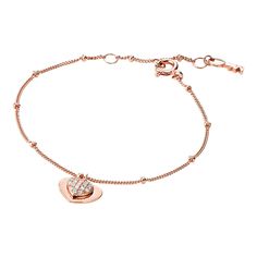 ## Michael Michael Kors Love Bracelet Womens This gorgeous rose gold plated bracelet from Michael Kors' MK range will have you looking stylish all day and night. The sparkling design compliments the rose gold tone of the chain. Gents Bracelet, Michael Kors Jewelry, Love Bracelet, Rose Gold Chain, Double Heart, Gold Plated Bracelets