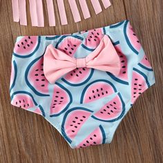 This cute WATERMELON TasselRuffle Bikini has just the right amount of girly detail to make it special, while still being practical for days playing at the water park or the beach! The gorgeous, bright colors add some serious good vibes and the headband completes the beach baby look! Playful Swim Trunks For Summer, Playful Blue Swim Trunks For Summer Activities, Summer Beachwear Tankini, Summer Beachwear Tankini For Playtime, Fun Swim Trunks For Beach Season, Playful Summer Swim Trunks, Cute Swimwear With Uv Protection For Vacation, Playful Summer Beach Swim Trunks, Playful Swim Trunks For Summer Beach