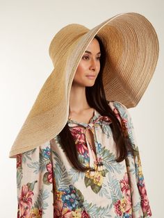 Click here to buy Lola Hats Extra-wide brim raffia hat at MATCHESFASHION.COM Wide Brimmed, Straw Hat, Floppy Hat, Click Here, Personal Style, Straw, Hats