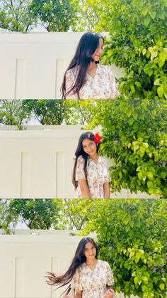 summer, hibiscus, pose, greenery, floral, outfit Poses In Greenery, Suit Pose, Summer Hibiscus, Dress Pic, Celebrity Children, Desi Fashion Casual, Photography Inspiration Portrait, Friend Poses Photography, Photography Posing Guide