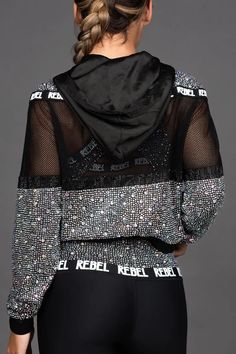 Winter Hoodie With Rhinestones, Black Rhinestone Hoodie For Winter, Rhinestone Hoodie For Streetwear, Rhinestone Hooded Hoodie For Streetwear, Hooded Rhinestone Hoodie For Streetwear, Fall Rhinestone Hooded Hoodie, Fall Rhinestone Hoodie, Winter Rhinestone Hoodie For Streetwear, Fall Hoodie With Rhinestones