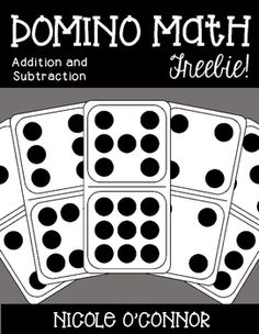 domino math addition and subtraction freebie by nicole o'connor book cover