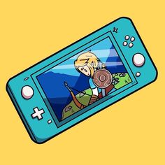 an image of a cartoon character on a cell phone