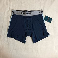 Never Worn Has Tags Casual Blue Boxer Briefs With Short Leg, Casual Blue Short Leg Boxer Briefs, Blue Cotton Short Boxer Briefs, Summer Multi-pack Blue Boxer Briefs, Blue Cotton Multi-pack Bottoms, Blue Stretch Boxer Briefs With Short Leg, Blue Fitted Casual Boxer Briefs, Casual Fitted Blue Boxer Briefs, Casual Blue Fitted Boxer Briefs