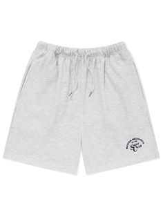 These are basic sweat shorts with minimal design so works well for easy daily wear. It is cut from soft and comfy cotton-blend terry.- Elasticated drawstring waistband- Two front on-seam pockets- One back patch pocket with point logo label- Lettering embroidery at hem- Loose fit- Tentar and tumble finish to minimize distortion after wash Cotton Athleisure Sweatpants Short Length, Athleisure Cotton Short Sweatpants, Athleisure Cotton Short Length Sweatpants, Cotton Athleisure Sweatpants In Short Length, Short Length Cotton Sweatpants In Athleisure Style, Cotton Lounge Sweatpants Short Length, Sporty Cotton Sweatpants With Built-in Shorts, Sporty Short Cotton Sweatpants, Cotton Athletic Shorts With Drawstring For Loungewear