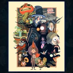 an image of cartoon characters on a poster