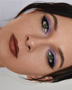 Eyeshadow For Purple Dress, Maquillage On Fleek, Eyeshadow Colors, Lavender Haze, Dope Makeup, Edgy Makeup, Makeup Eye Looks, Facepaint, Makeup Pictures