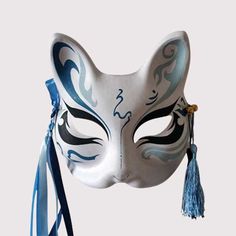 Party Mask | Eiyo Kimono Japanese Hannah Mask, Yakasha Mask, Japanese Fox Mask Festival, Japanese Mask Fox, Japanese Mask Okame, Kabuki Mask, Kitsune Mask, Japanese Mask, Party Mask