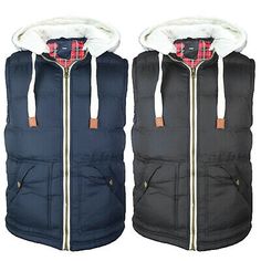 Great Shopping Mens Body Warmer Gilet Hoodie Hooded Contrast Hood Sleeveless Jacket S - XXL, Fashion Women's winter shoes Mens Body, Mens Vest Jacket, Sleeveless Waistcoat, Designer Jackets For Men, Winter Shoes For Women, Mens Fashion Fall, Sleeveless Jacket, Body Warmer, Jacket Design