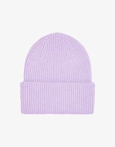 Merino Wool Hat - Soft Lavender – Colorful Standard US Pastel Capsule Wardrobe, Style Roots, Chunky Beanie, Merino Wool Scarf, Caps And Hats, Soft Lavender, Beanie Style, Clothes Boutique, Twill Shorts