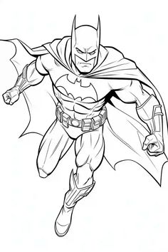 the batman coloring pages for kids