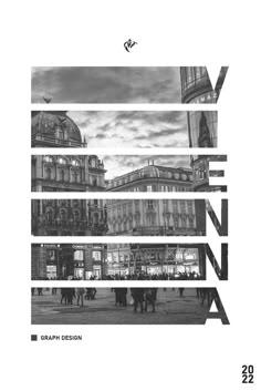 an image of people walking in front of buildings with the words graph design on it