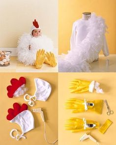 there are many different items made to look like chickens