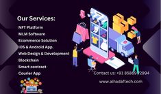 an advertisement for mobile app development company