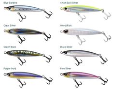 the different types of fishing lures