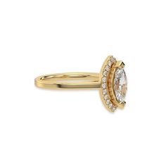 This ring is made with a marquise solitaire diamond set in a two-prong setting, surrounded by a halo of round diamonds, all resting on a delicate gold band.Details: - Made to Order- Diamond Weight: 1.00 CT, 1.25 CT, 1.50 CT, 1.75 CT, 2.00 CT, 2.25 CT, 2.50 CT, 2.75 CT, 3.00 CT- Accent Diamond Weight: 0.20 CT to 0.30 CT (Carat weight varies based on chosen Focal Diamond)- Diamond Type: Lab Grown Diamond (CVD, HPHT)- Focal Diamond Cut: Marquise- Accent Diamond Cut: Round- Diamond Clarity: VS - Diamond Color: Colorless (DEF)- Setting Type: Prong and Pave- Band Thickness: 1.70 MM- Band Width: 2.00 MM- Metal Type: 14K Solid Gold,18K Solid Gold- Choice of Gold Color: Yellow Gold, White Gold, Rose Gold- Jewelry Certificate: All our jewelry comes with a 3rd Party Lab Certificate, verifying the aut Marquise Cut Halo Wedding Ring, Marquise Diamond Ring With Halo Setting For Promise, Timeless Marquise Halo Diamond Ring, Formal Marquise Diamond Ring With Halo, Formal Marquise Halo Diamond Ring, Anniversary Cluster Ring With Marquise Halo, Classic Cluster Ring With Marquise Cut And Halo, Marquise Cluster Ring With Halo For Anniversary, Timeless Marquise Diamond Ring With Halo