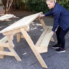 Outdoor Dining Table Diy, Bar Table Diy, Outdoor Bridges, Step Building, Outdoor Woodworking Plans, Lumber Sizes, Diy Picnic Table, Outdoor Woodworking Projects, Picnic Table Plans