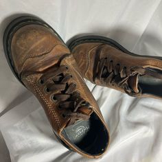 8651 Dr.Martens Brown Shoes Men’s Size 5 Ladies Size 6 Brown Shoes Men, Martens Shoes, Brown Shoe, Doc Martens, Shoes Men