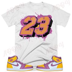 Custom Designed Sneaker T Shirt T-Shirt Features - Comfortable and light, premium short sleeve tee. 🔹 Premium fit 🔹100% Soft cotton 🔹Light fabric (4.3 oz/yd² (146 g/m 🔹Tear away label Shoes Not Included Custom Made - Not Adidas, Nike, or Jordan Brand Sneaker Tee, Sneaker T-Shirt The sneakers/shoes are not being sold in this product. You are only purchasing the tshirt/hoodie/socks/sweatshirt/tank top. Shoes are NOT included. The shoes displayed are sold separately elsewhere and are only used Yellow Fan Apparel Tops For Streetwear, Sneaker T Shirts, White Fan Apparel T-shirt For Streetwear, Purple Tops With Sublimation Print For Streetwear, Purple Sublimation Print Top For Streetwear, Pre-shrunk Purple Shirt For Streetwear, Sneaker Snob Shirt, Urban Style Purple Short Sleeve T-shirt, Sneaker Head Tshirt