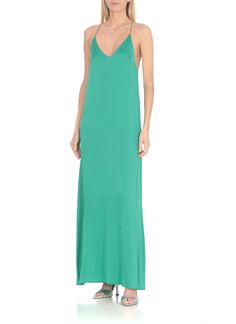 - Green The Nina Studio silk long dress for woman - V-neck - Flared hemComposition: 100% Silk Athena Dress, Athena Dresses, Silk Long Dress, Silk Dress Long, Dress For Woman, Green Maxi, Top Designer Brands, Dress Maxi, High End Fashion