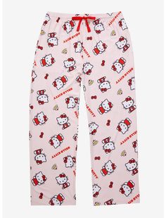 Hello Kitty Pants, Sanrio Clothes, Kitty Clothes, Hello Kitty Clothes, Cute Pjs, Cute Pajama Sets, Hello Kitty Drawing, Teenage Fashion, Hello Kitty Pictures