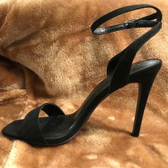 Chic Black Heels In Excellent Condition Never Worn, Have Been In Storage For Several Months Faux Leather Strap Material, Soft Sole Material Wild Diva Shoes, Black Heels, Black Shoes, Shoes Women Heels, Leather Straps, Shoes Heels, Faux Leather, Women Shoes, Heels