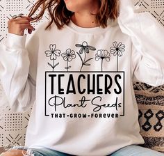 Teacher Sayings, Gifts For Teacher, Ladies Cut, Kindergarten Teacher Shirts, Teachers Diy, Teaching Outfits, Teaching Shirts, Kindergarten Shirts, Cute Shirt Designs