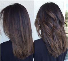 Straight Balayage, Medium Ombre Hair, Dimensional Balayage, Straight Hair Highlights, Balayage Straight, Balayage Straight Hair, Fun Hairstyles, Brunette Balayage, Brown Hair Balayage