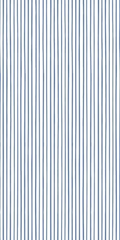 a blue and white striped wallpaper with vertical lines