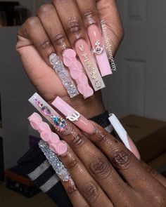 Pink Nails 2023, Extra Birthday Nails, Makeup Cleaner, Amazon Beauty, Claw Nails, Cleansing Shampoo