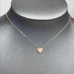 14kt Rose Gold Diamond Necklace 0.20 Rd G-Si1 Length Adjustable : 14-18inches Sku: 1229932 14k Rose Gold Heart Shaped Jewelry, Rose Gold Sterling Silver Heart Pendant Necklace, Luxury 14k Gold Necklace For Valentine's Day, Rose Gold Sterling Silver Necklace For Valentine's Day, Rose Gold Heart Necklace With Clavicle Chain For Anniversary, Rose Gold Heart Necklace With Diamond Accents, Rose Gold Heart Cut Necklace For Anniversary, Elegant Rose Gold Heart Necklace With Diamond Cut, Elegant Rose Gold Diamond Cut Heart Necklace