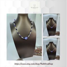 🐣. Offer Xtras! A Beaded Crystal Necklace, Silver Jewelry, Purple Passion, Gift Giving, Bohemian Fashion, Trendy Jewelry for $45.50 #ShopTheWiredLoop #InspiredArt #UniqueNecklace #BeadDesigns #SpecialEvents #ColorfulJewelry #BohoChic #OneOfAKind #BestOfCollection #JewelryAddict Polished Beads Long Necklace As Gift, Elegant Beaded Necklaces With Unique Variations For Gift, Bohemian Pearl Necklace With Colorful Beads For Gift, Silver Pearl Necklace With Colorful Beads As Gift, Bohemian Pearl Necklace With Colorful Beads As Gift, Gift Custom Necklace With Round Gemstone Beads, Adjustable Pearl Necklace With Gemstone Beads As A Gift, Faceted Round Beads Necklace For Gift, Spiritual Jewelry With Polished Beads For Gifts