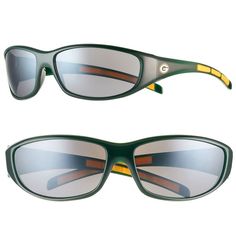 Look on the bright side with these Green Bay Packers sunglasses. UV 400 protection Officially licensed Maximum flex hinges Rubber sport grips Polycarbonate Wipe clean Imported Shop our full assortment of Green Bay Packers items here. When you’re a fan, you’re family! Size: One Size. Color: Multicolor. Gender: male. Age Group: adult. Green Anti-reflective Sports Sunglasses, Green Anti-reflective Sporty Sunglasses, Green Anti-reflective Sunglasses For Sports, Green Sporty Anti-reflective Sunglasses, Sporty Green Anti-reflective Sunglasses, Sporty Polarized Sunglasses For Sports Events, Sporty Green Sunglasses With Uva Protection, Sporty Green Mirrored Sunglasses, Sporty Green Sunglasses With Mirrored Lenses