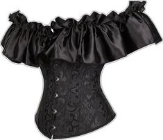 Satin Overbust Corset With Ruffles, Satin Underbust Bodice, Satin Overbust Corset With Lace Trim, Formal Overbust Lace Corset, Formal Underbust Lace Corset, Satin Corset With Lace Trim Underbust, Satin Underbust Corset With Lace Trim, Underbust Satin Corset With Lace Trim, Elegant Satin Corset With Lace Trim